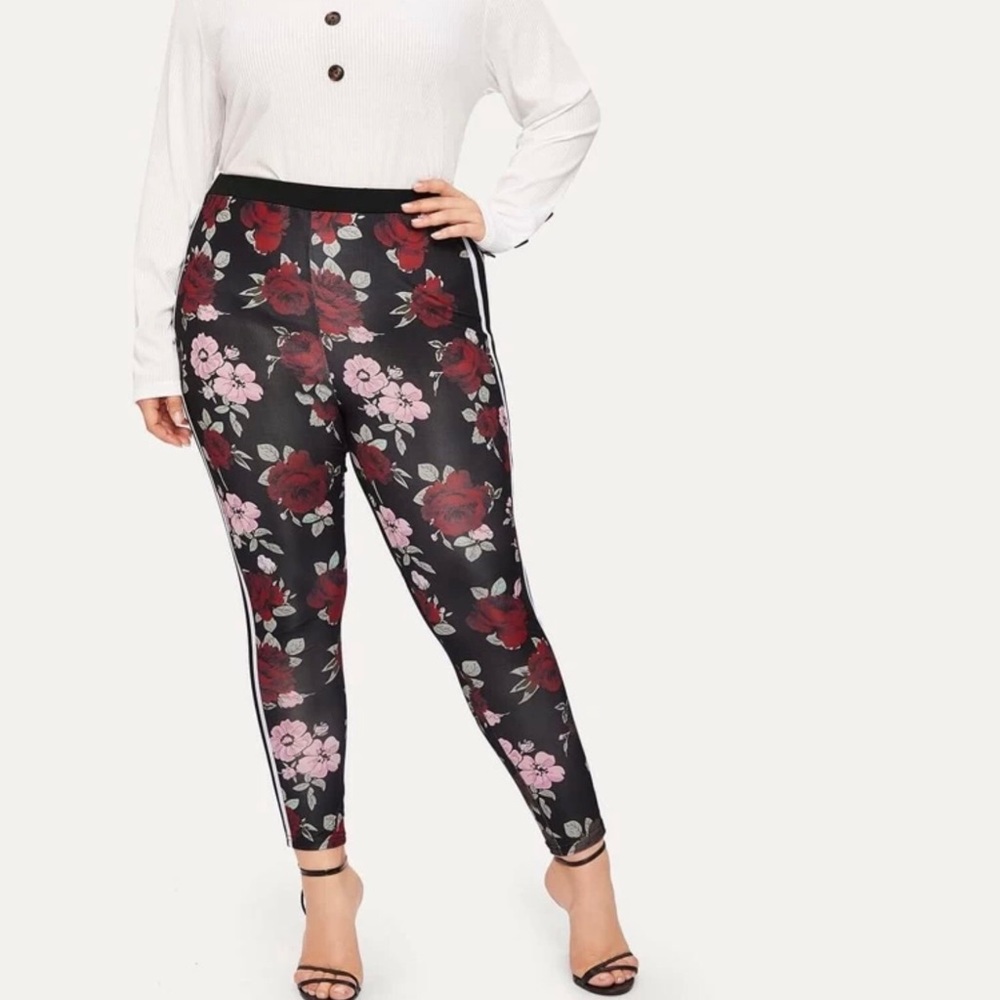 Floral Print Leggings